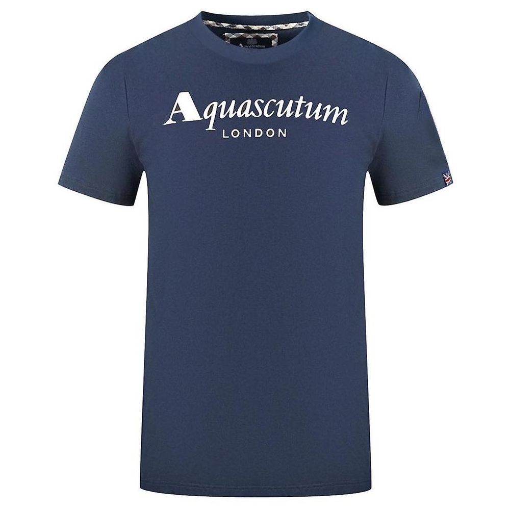 Elegante katoenen T-shirt met iconisch vlagdetail