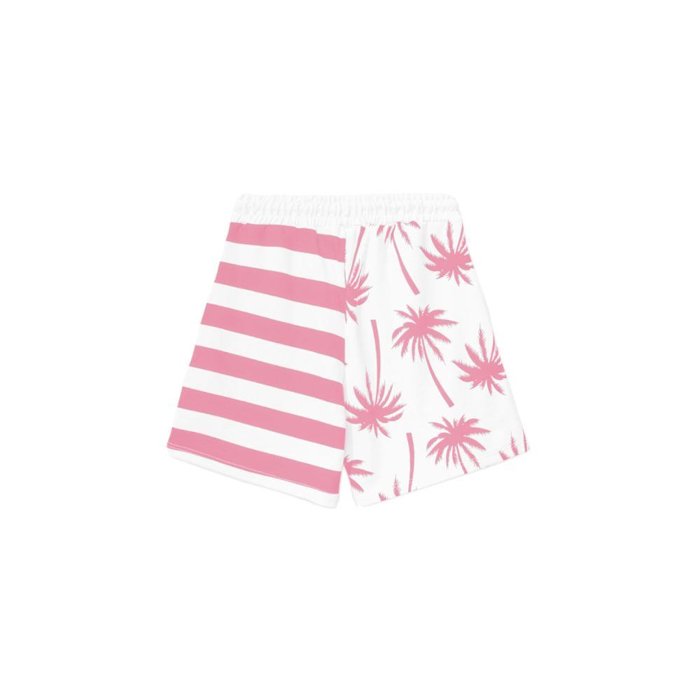 Chique roze gestreepte shorts met trekkoord