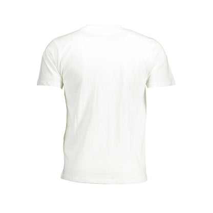 Wit katoenen T-shirt