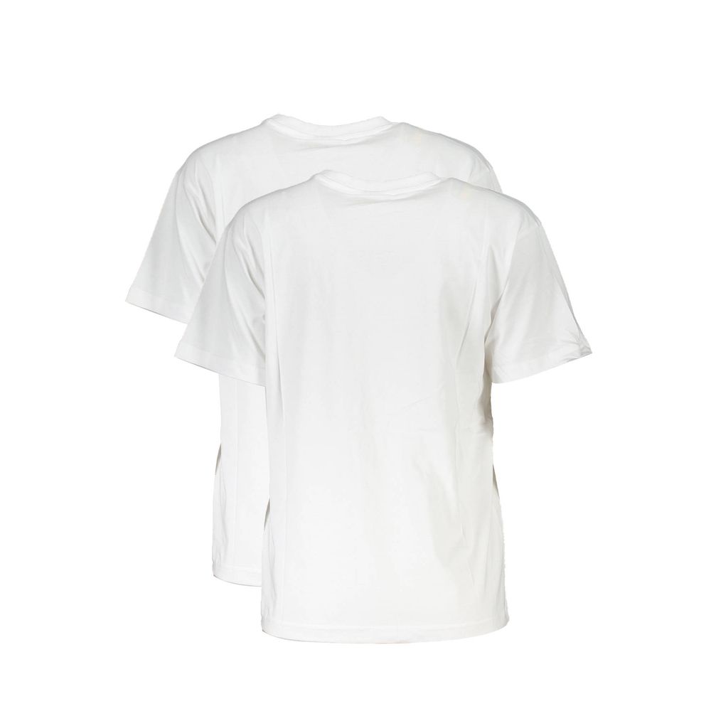 Wit katoenen dames T-shirt