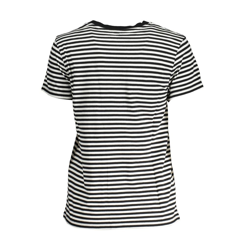 Zwart katoenen dames T-shirt