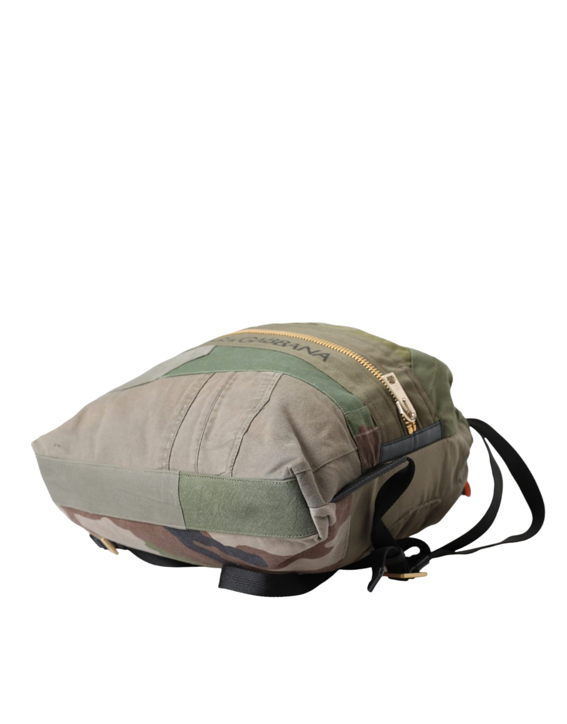 Militaire Groene Patchwork Rugzak Rugzak Tas