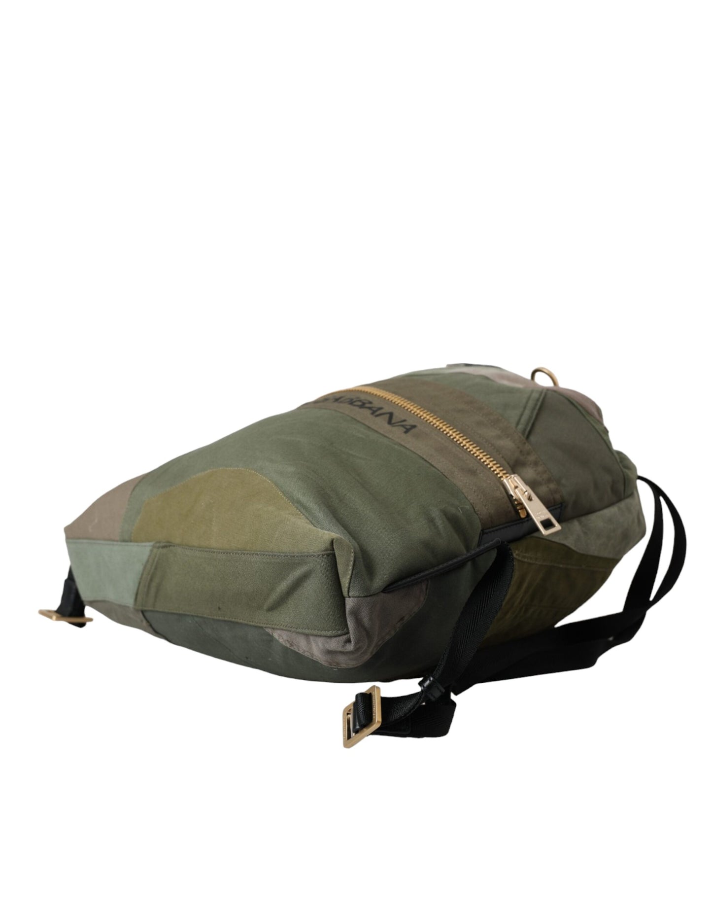 Militaire Groene Patchwork Rugzak Rugzak Tas