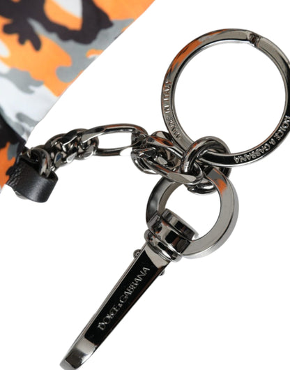 Veelkleurige camouflage dierensilhouet sleutelhanger sleutelhanger