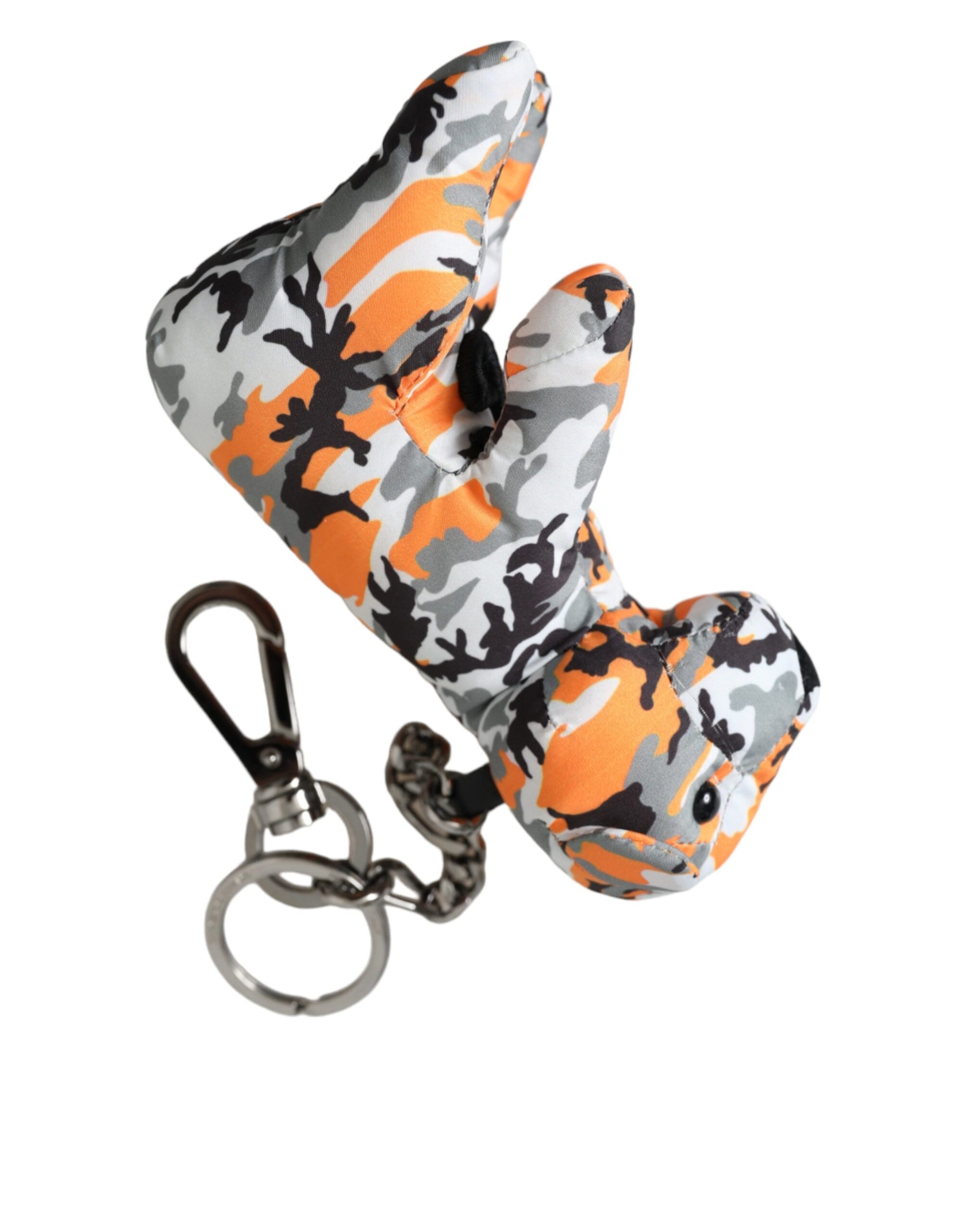 Veelkleurige camouflage dierensilhouet sleutelhanger sleutelhanger