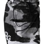 Multicolor Camouflage DG Logo Strandkleding Shorts Badmode