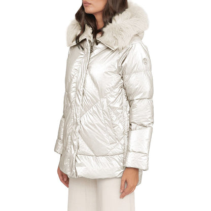 Witte polyester jassen en jassen