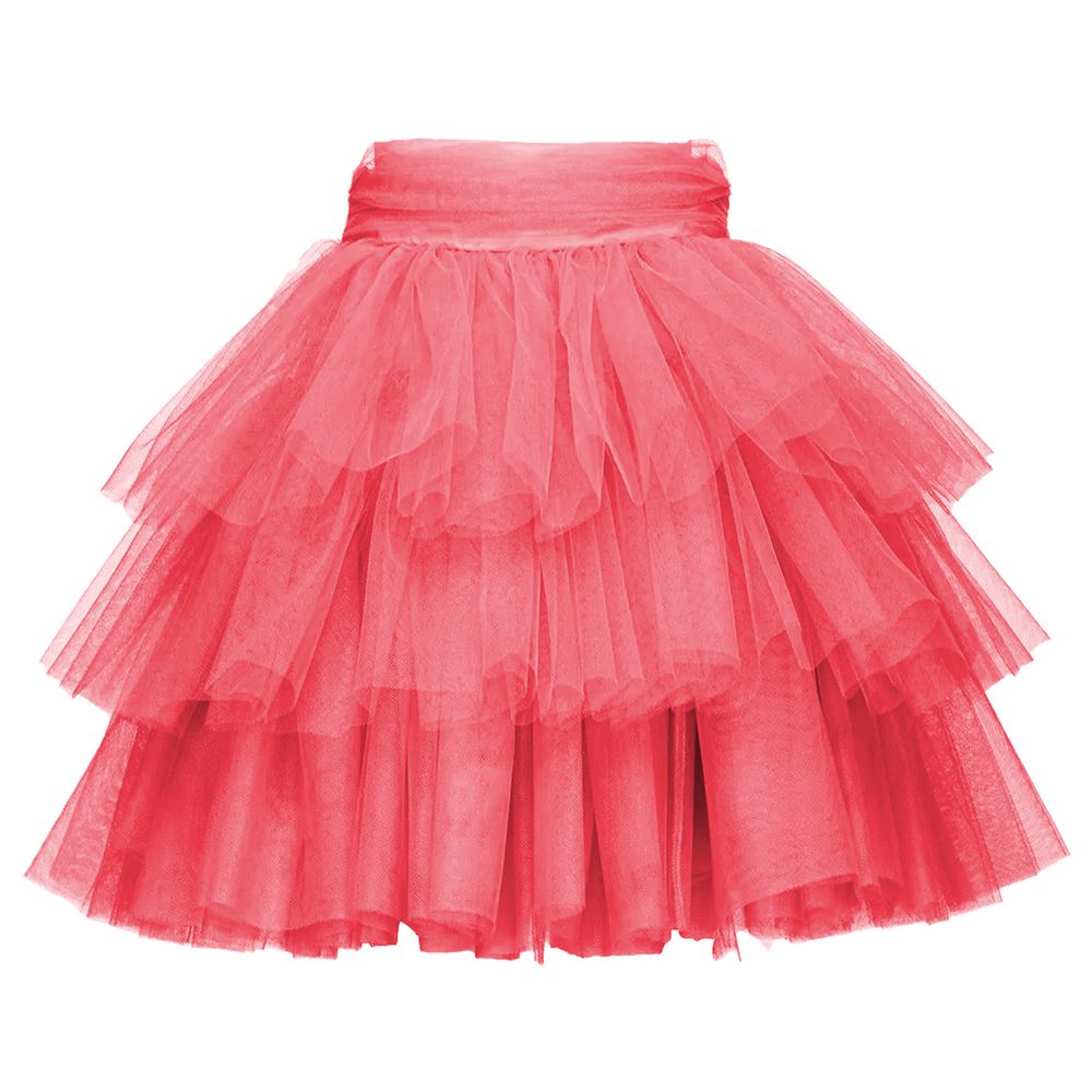 Roze nylon rok