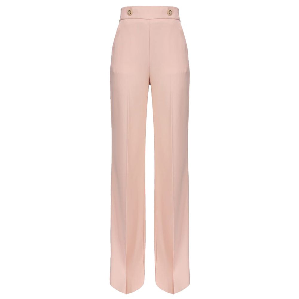 Roze polyester jeans en broek