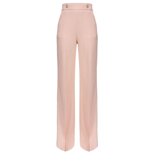 Roze polyester jeans en broek