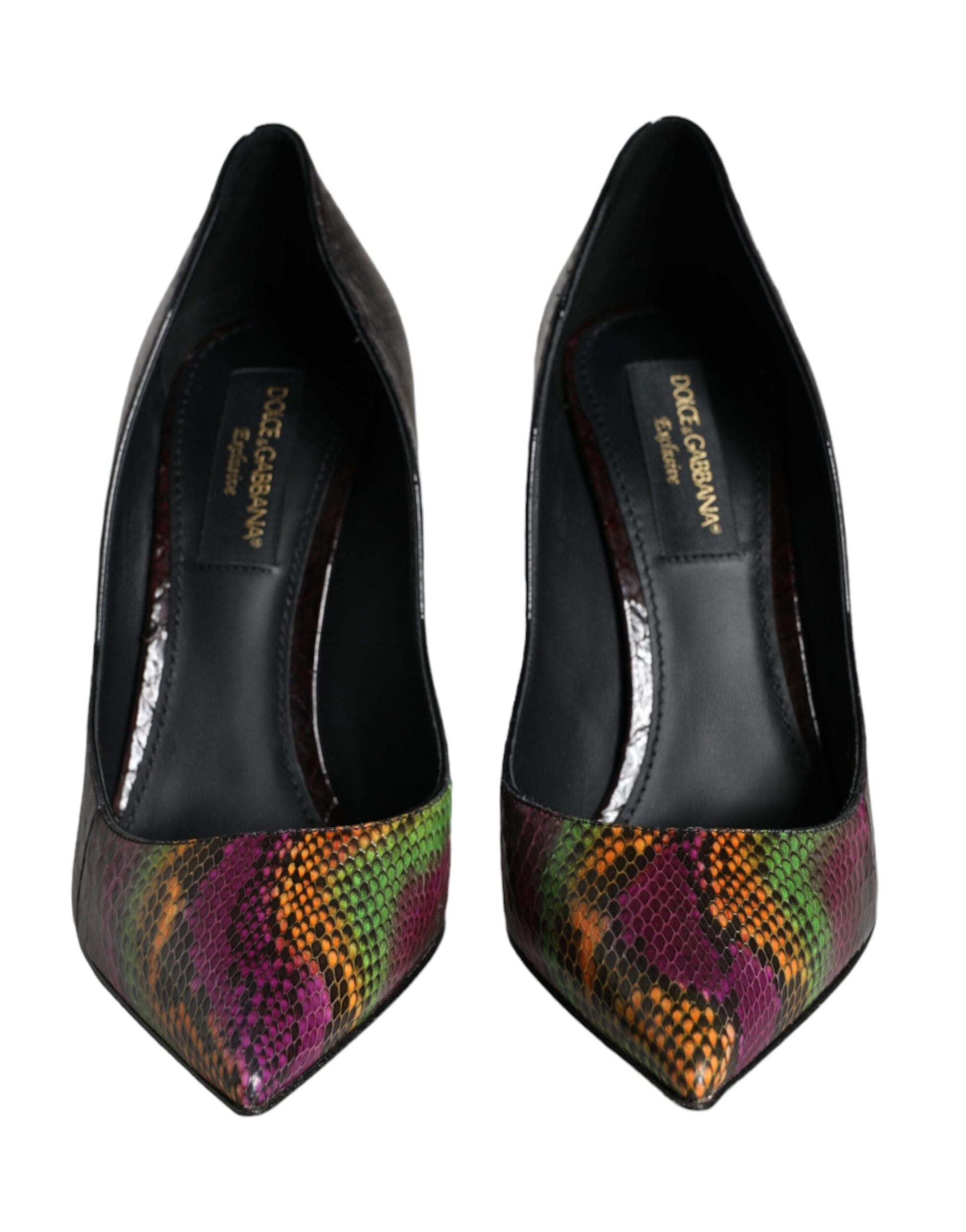 Multicolor Exotische Leren Hakken Pumps Schoenen