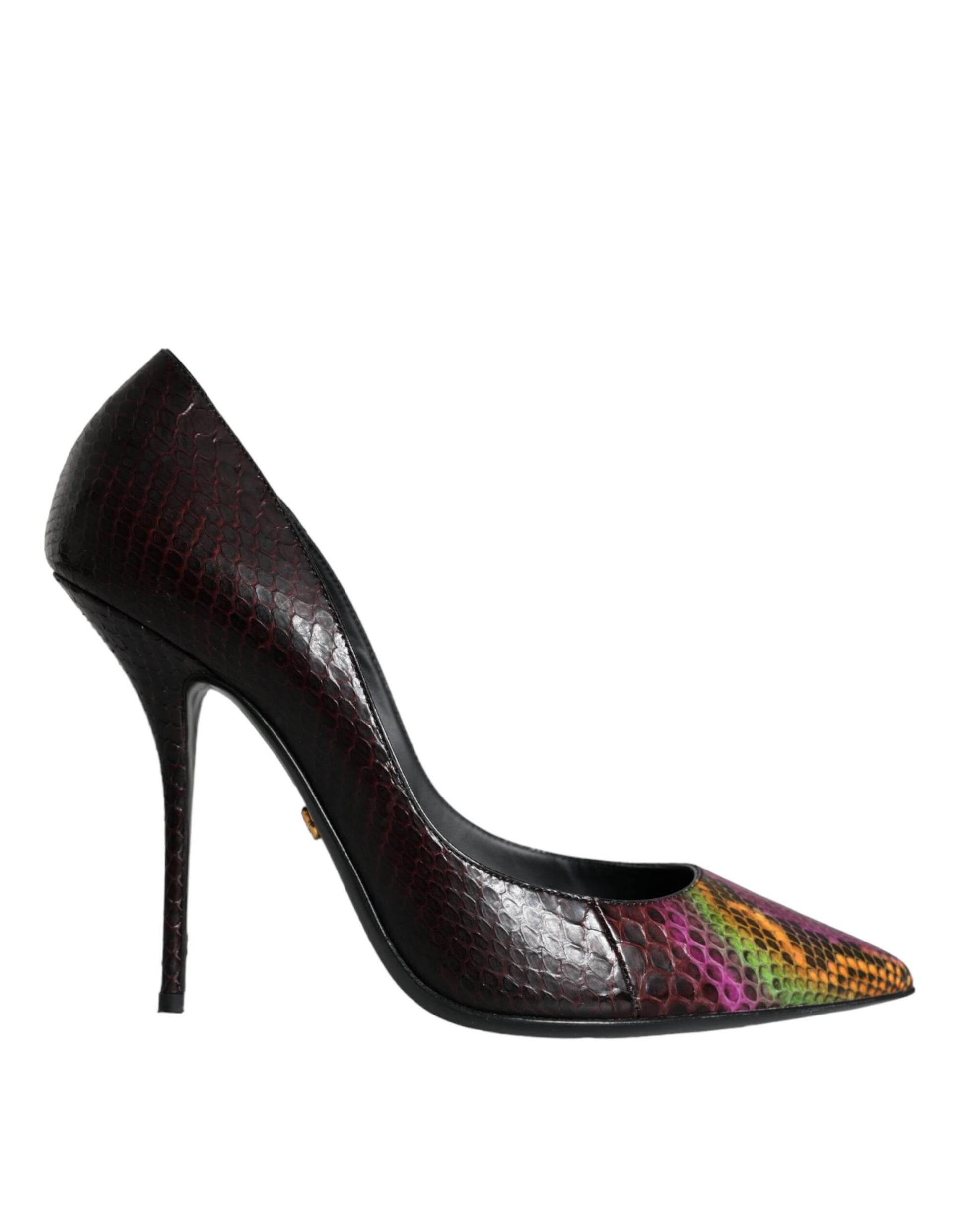 Multicolor Exotische Leren Hakken Pumps Schoenen