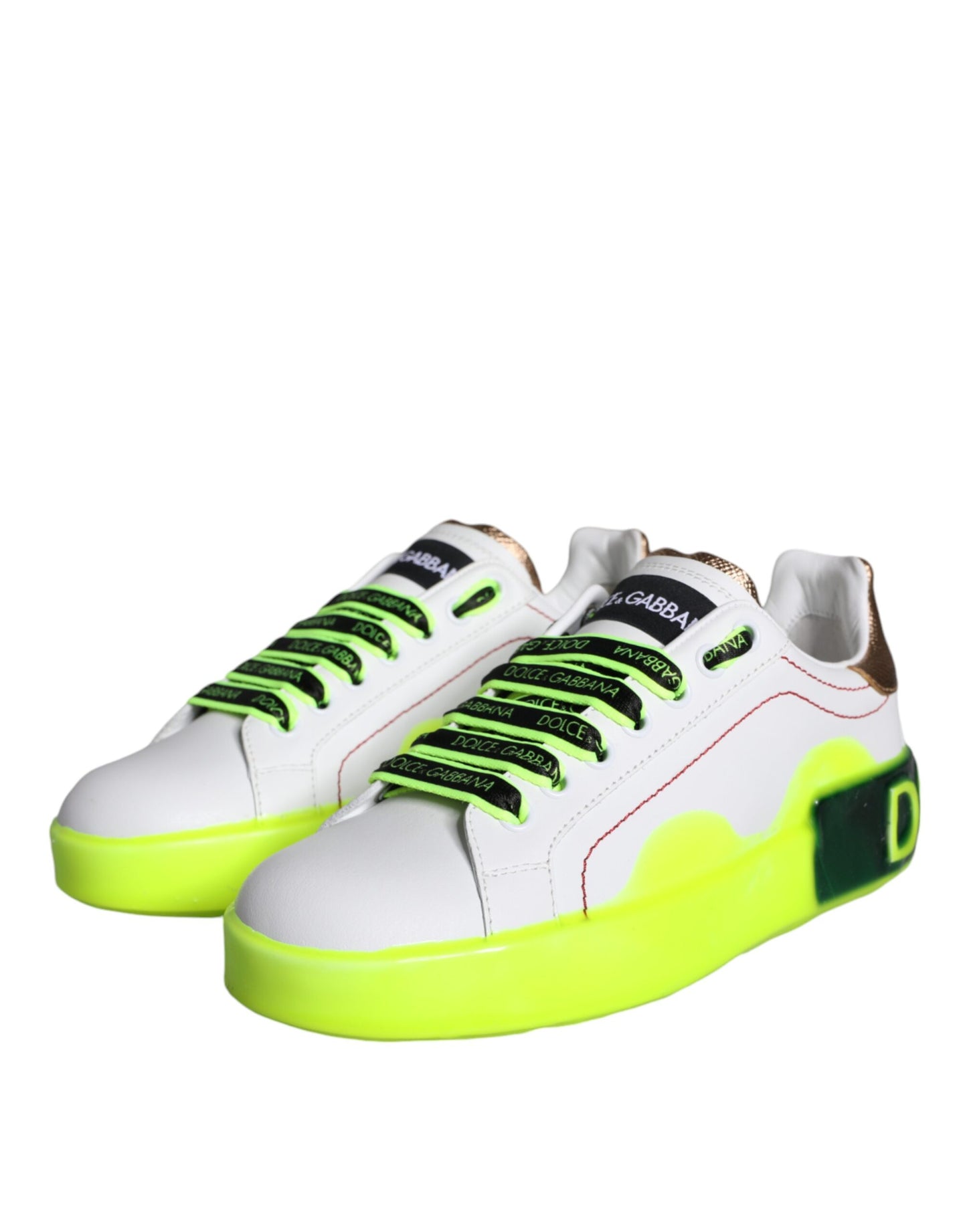 Witte leren Portofino Low Top Sneakers Schoenen