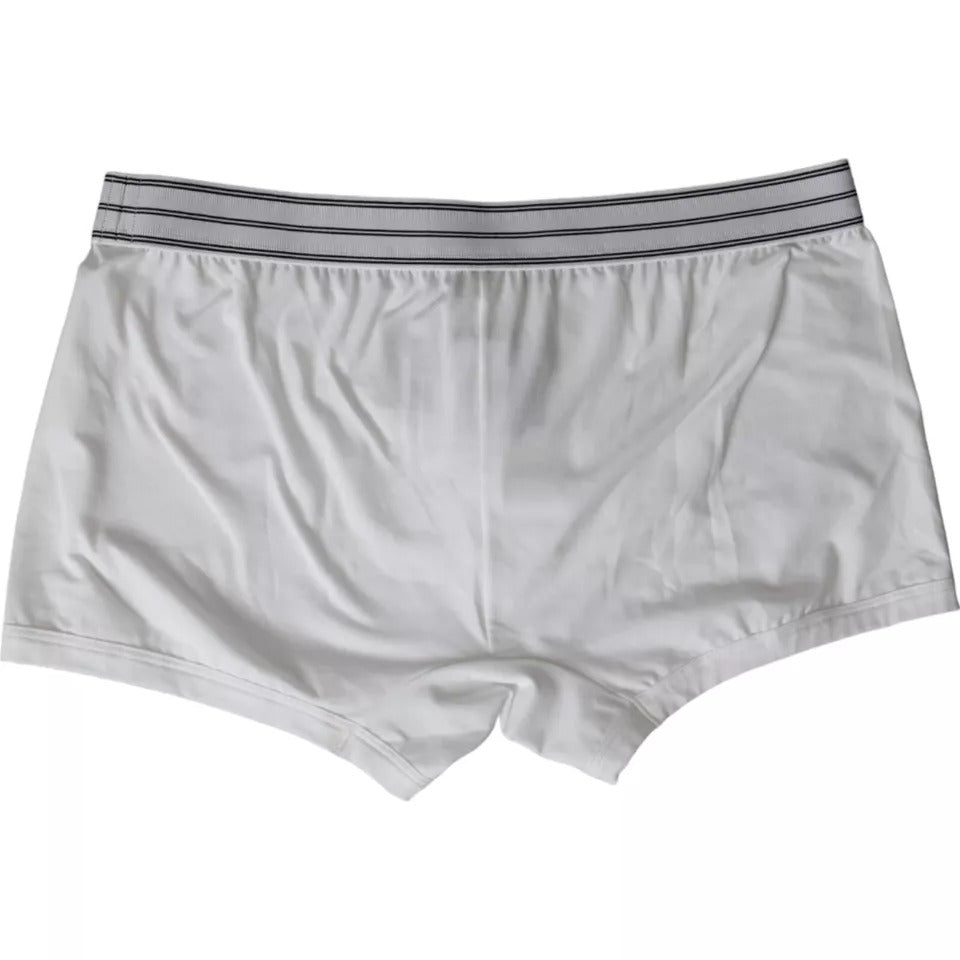 Witte katoenen mix normale boxershorts ondergoed