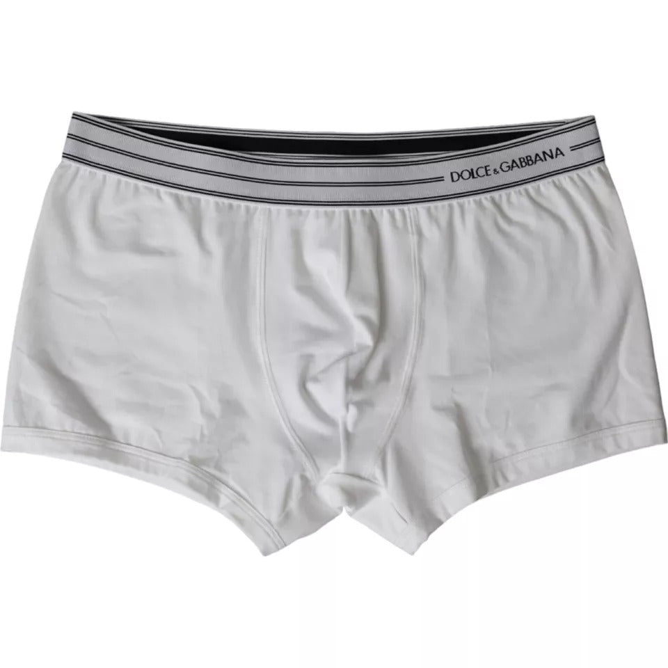 Witte katoenen mix normale boxershorts ondergoed