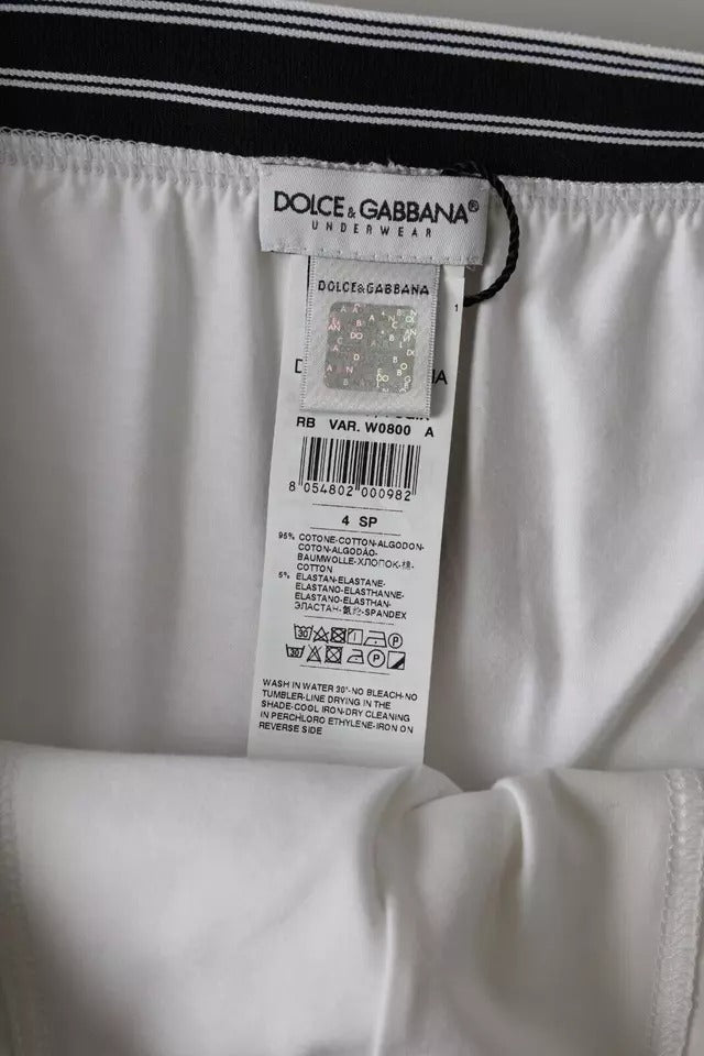 Witte katoenen mix normale boxershorts ondergoed