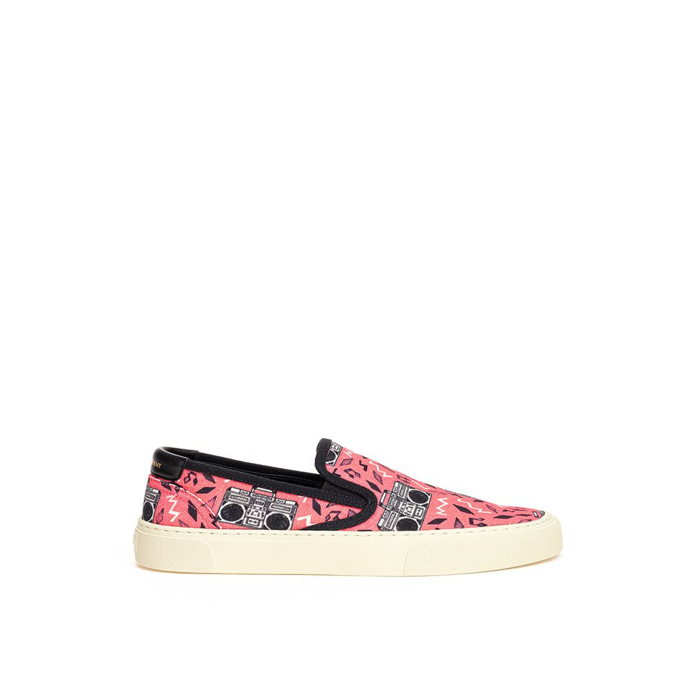 Roze katoenen sneaker