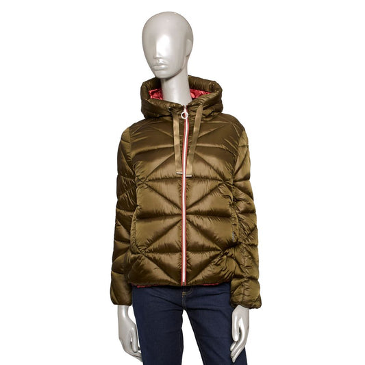 Green Polyester Women Jacket