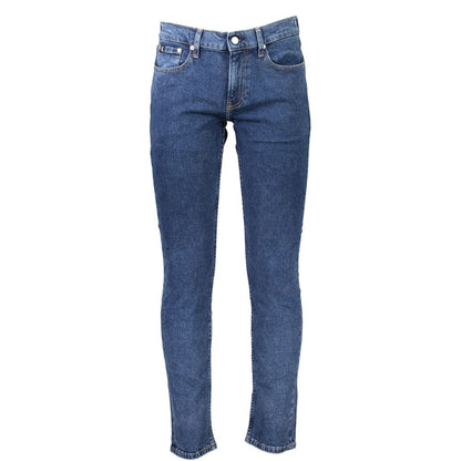 Blue Cotton Jeans & Pant