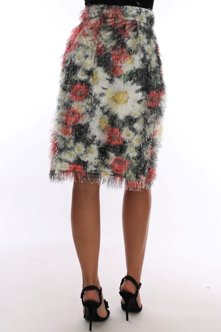 Floral Elegance Knielange Rok