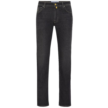 Zwarte katoenen jeans en broek