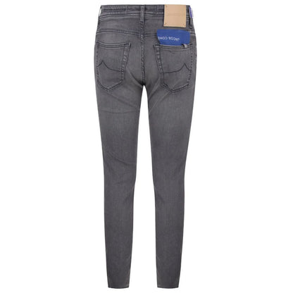 Grijze katoenen jeans en broek