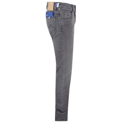 Grijze katoenen jeans en broek