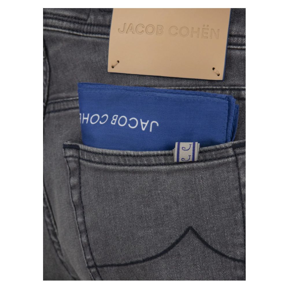 Grijze katoenen jeans en broek