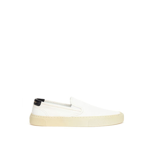 Witte katoenen sneaker