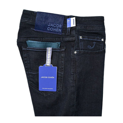 Blauwe katoenen jeans en broek