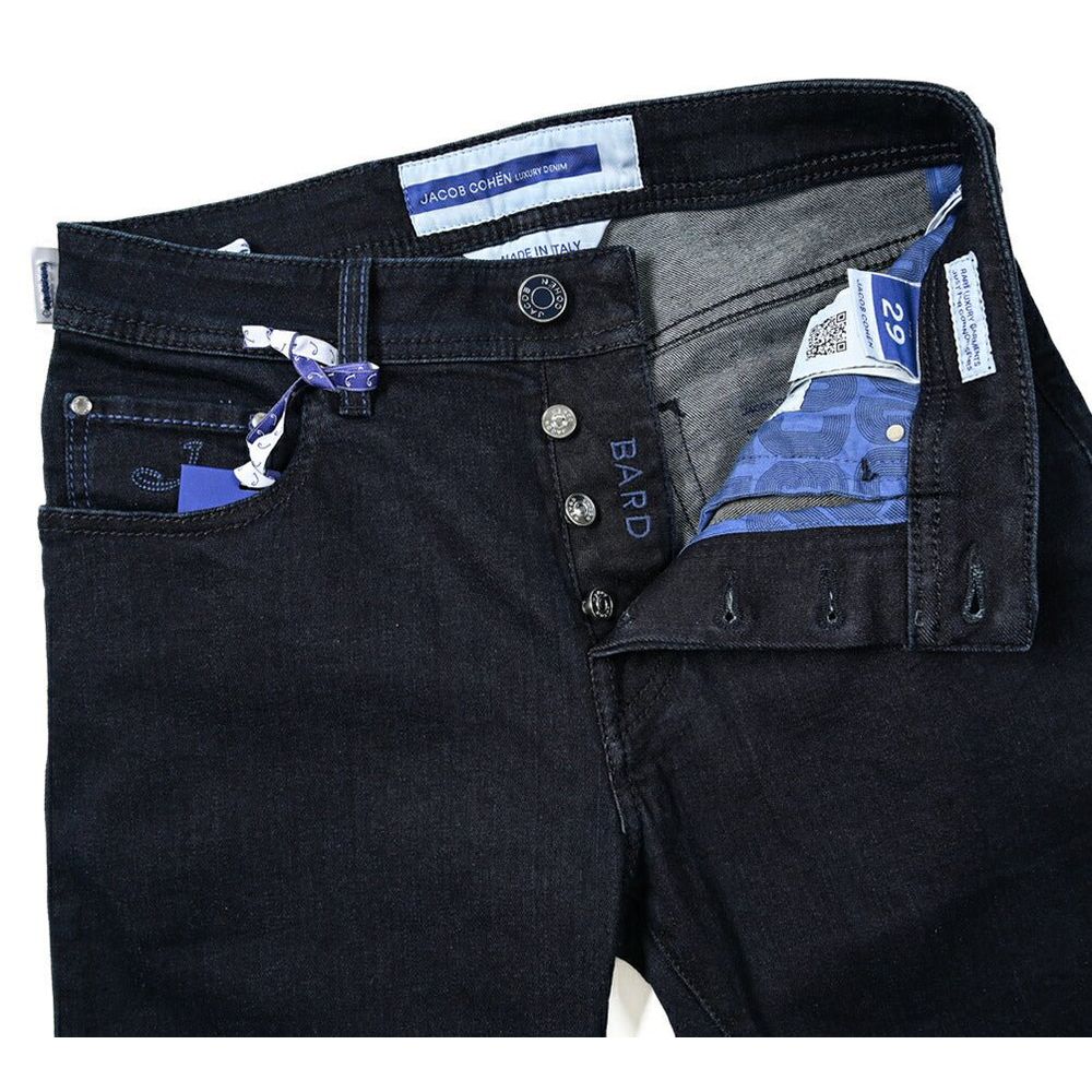 Blauwe katoenen jeans en broek