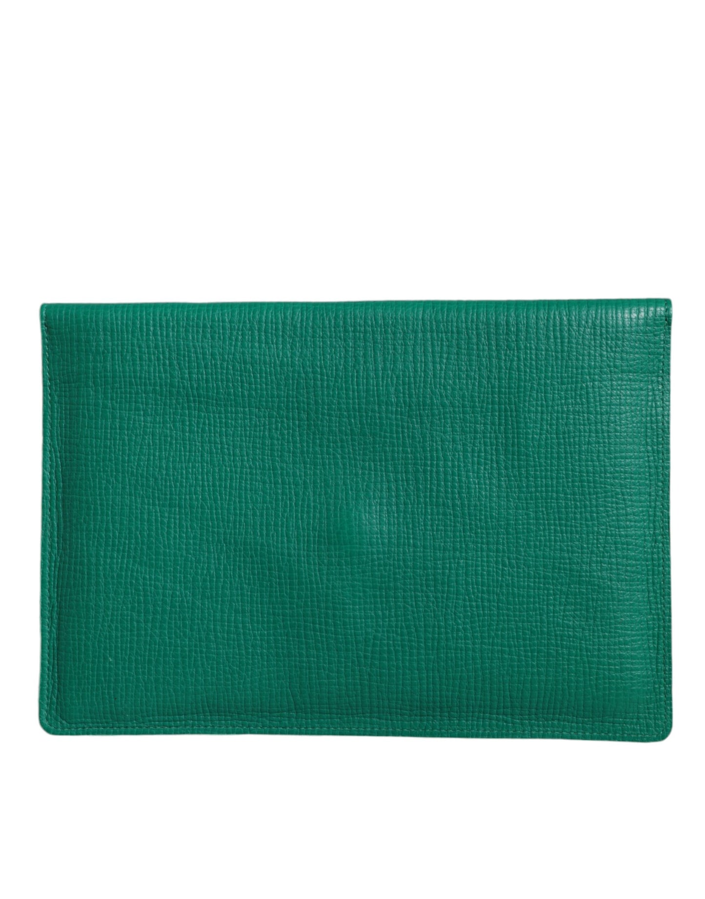 Groene leren handtas clutch mini portemonnee pouch tablethoes