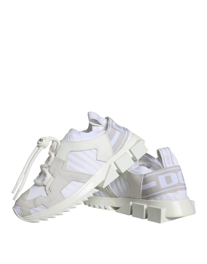 Witte Mesh Sorrento Trekking Sneakers Schoenen