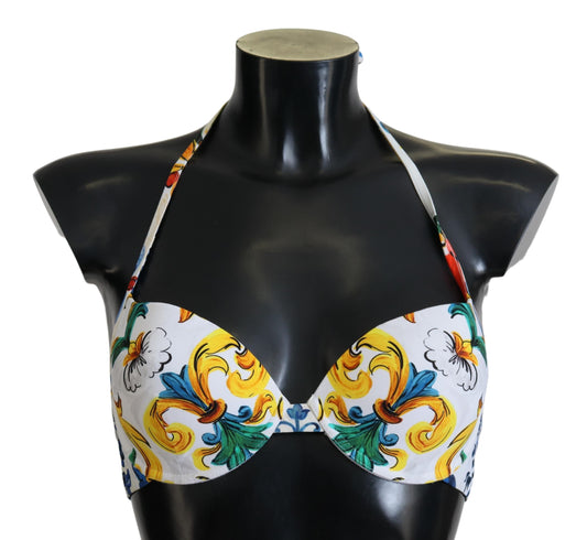 Witte Majolica Beachwear Badmode Bikini Top