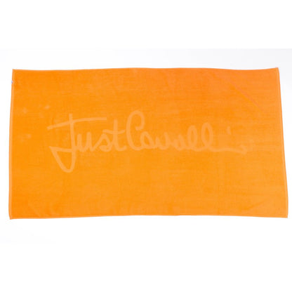 Orange Cotton Men Beach Towel