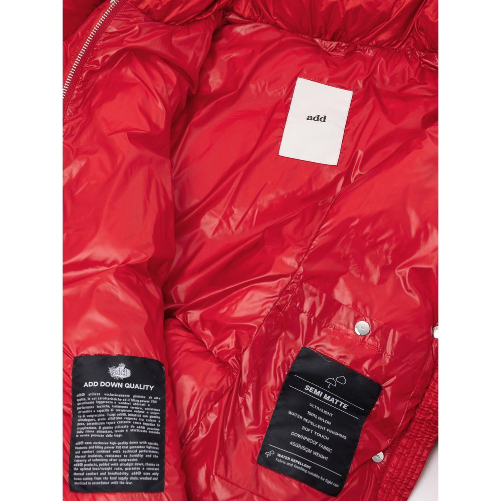 Red Polyamide Jackets & Coat