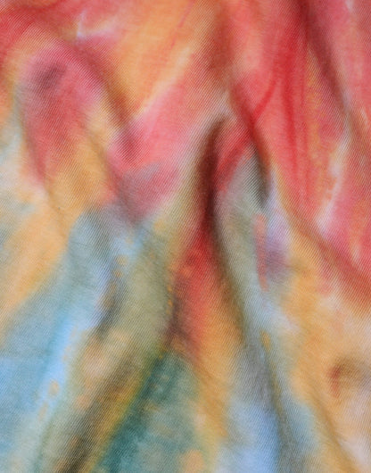 Veelkleurig Tie-Dye Logo Katoenen T-shirt