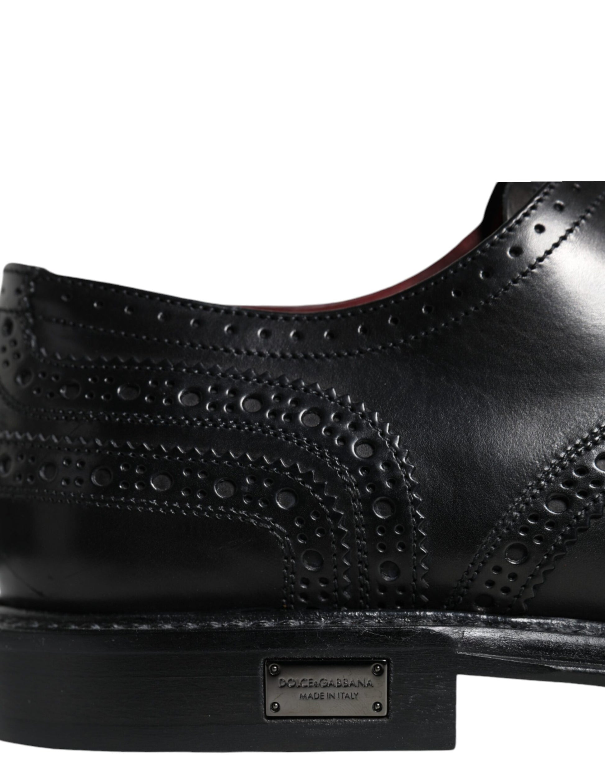 Zwarte leren Oxford Wingtip formele schoenen