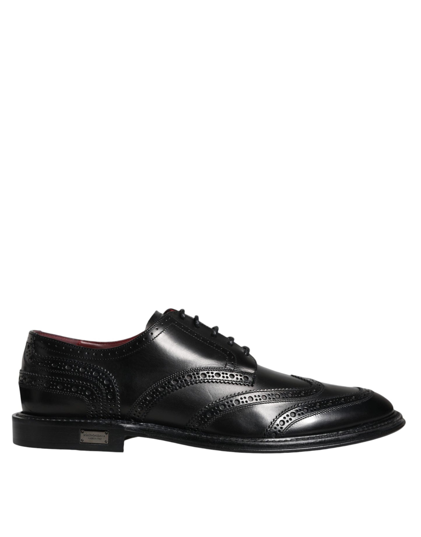 Zwarte leren Oxford Wingtip formele schoenen