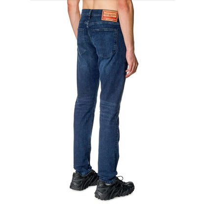 Blauwe katoenen jeans en broek