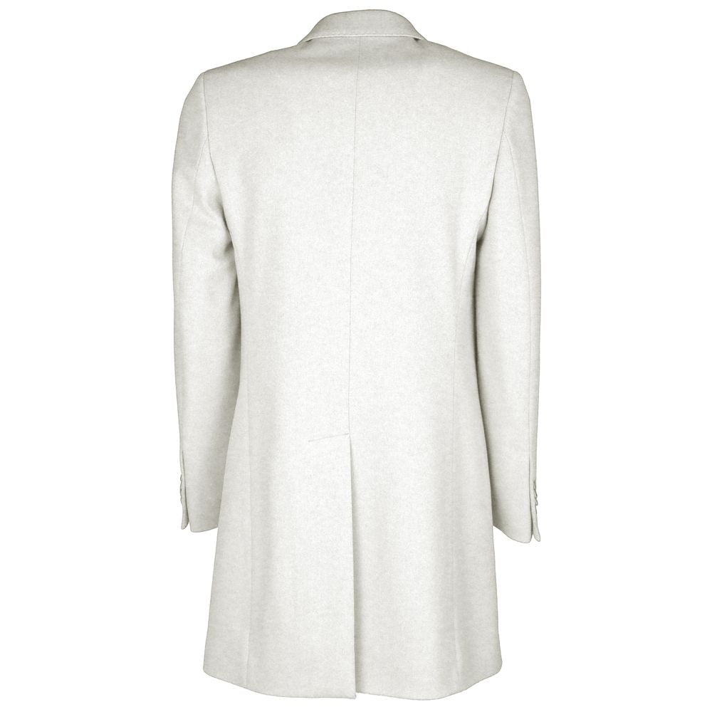 White Wool Vergine Jacket