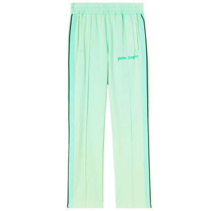 Groene nylon jeans en broek