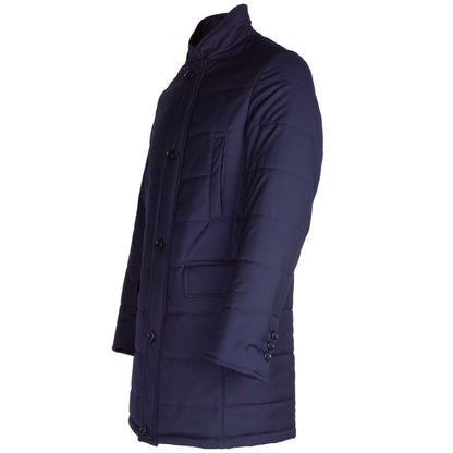 Blue Wool Vergine Jacket