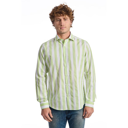 Groen katoenen shirt