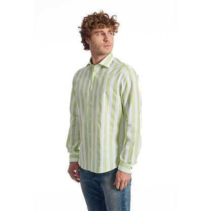 Groen katoenen shirt