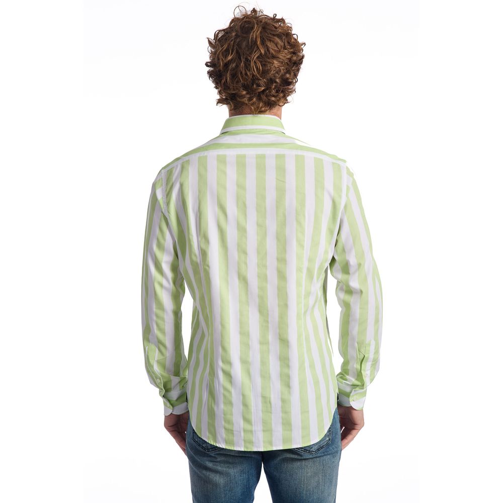 Groen katoenen shirt