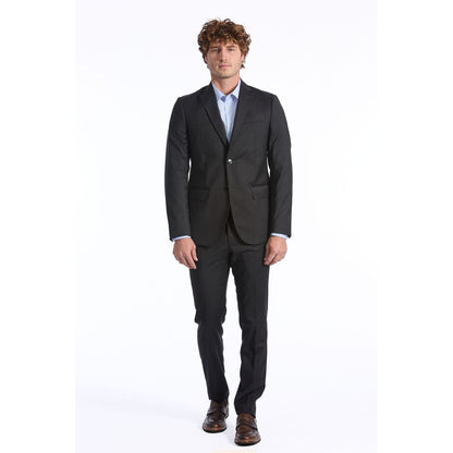 Gray Wool Men's Suit