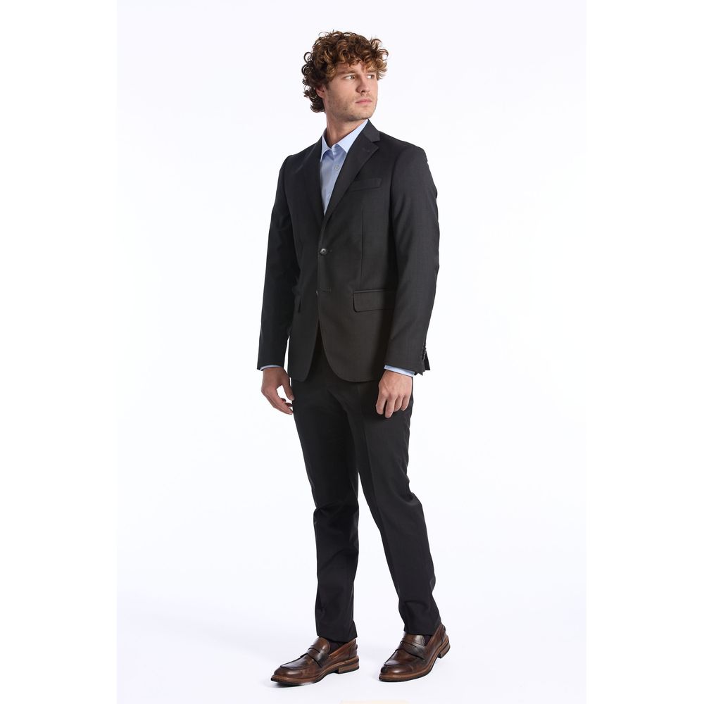 Gray Wool Men's Suit