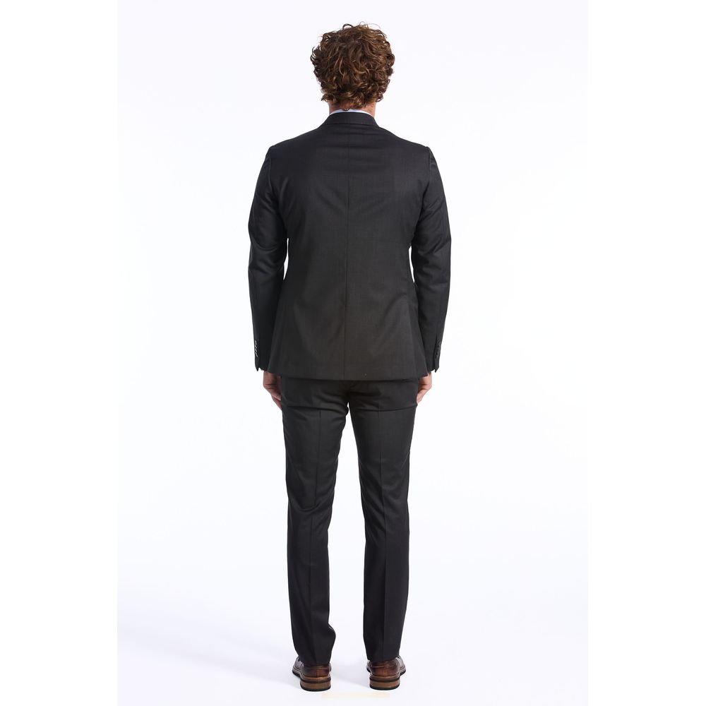 Gray Wool Men's Suit