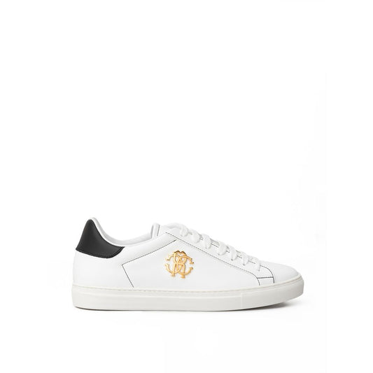 Witte leren sneaker